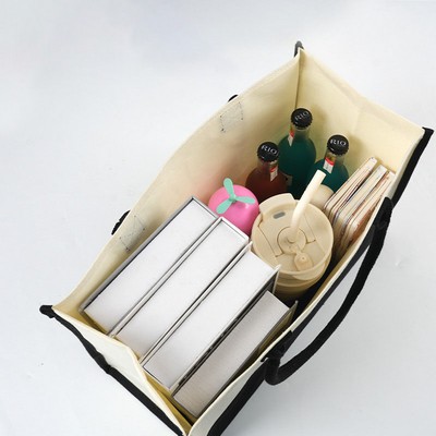 Versatile Linen Utility Tote Bag