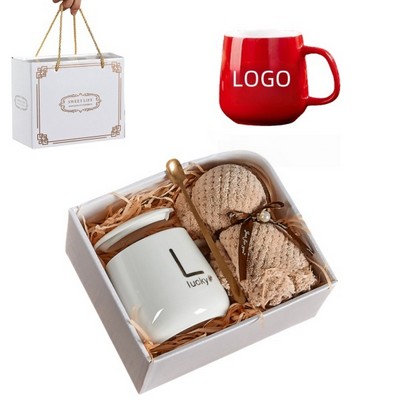 Coffee Cup Towel Gift Set