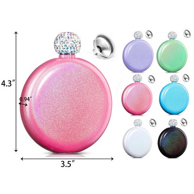 Stainless Steel Flask, 5oz