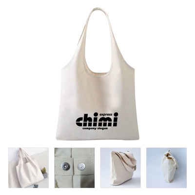 Reusable Cotton Canvas Tote Shopping Bag