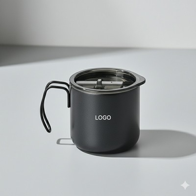 12oz 304 Stainless Steel Vacuum Insulated Coffee Mug with Handle 350ml