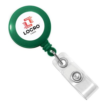 Custom Round Plastic Badge Reel
