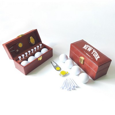 Golf Leather Box Set