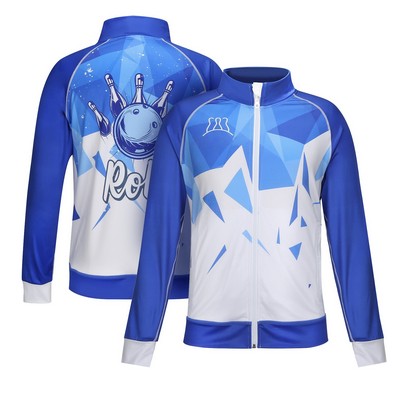 Athletic Full Zip Raglan Training Jacket (Full Color)