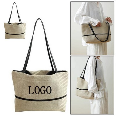 Comfy Linen Large Tote Bag