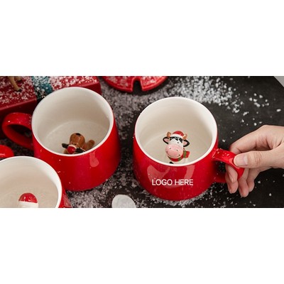 Christmas Ceramic Mug Set 350ml