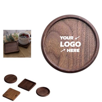 Walnut Wooden Cup Coaster