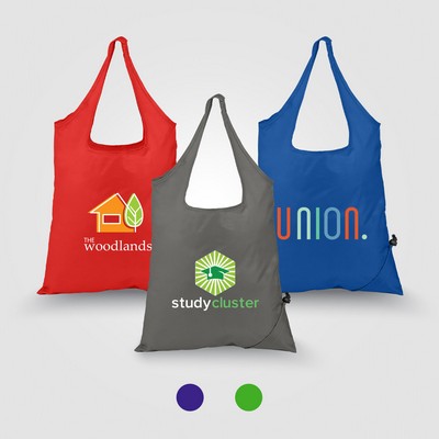 Capri - Foldaway Shopping Tote Bag - 210D Polyester - Full-Color Inkjet