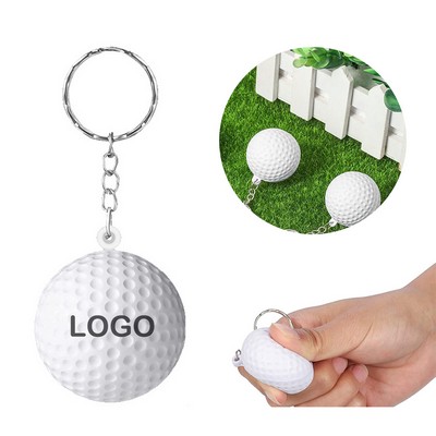 Ball Stress Reliever Key Chain