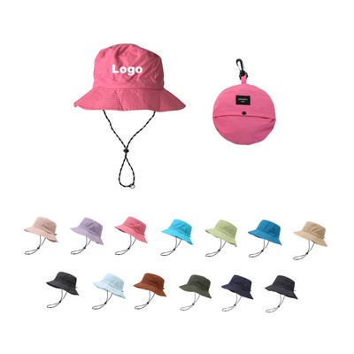 Outdoor Foldable Waterproof Quick-drying Bucket Hat Fishing Hat Boonie Hat