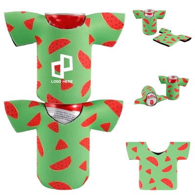 Neoprene T-Shirt Can Cooler Holder