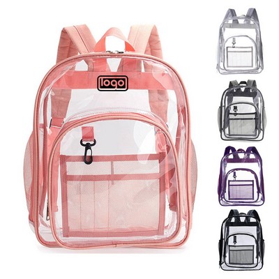 Clear PVC Transparent Backpack