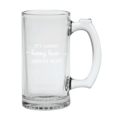 Beer Glass Mug 12oz