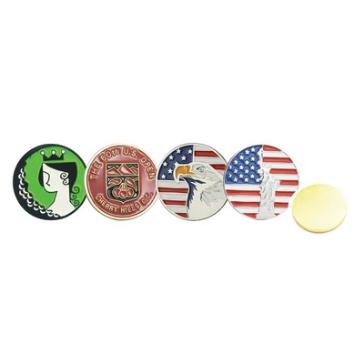 Soft Enamel Golf Ball Markers