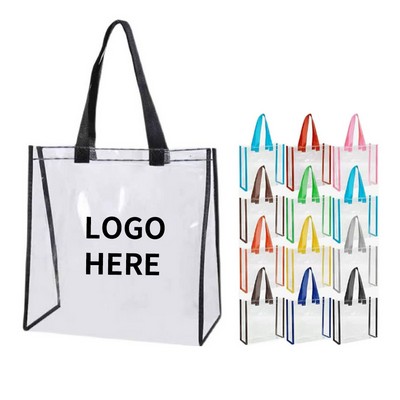 Transparent PVC Stadium Tote