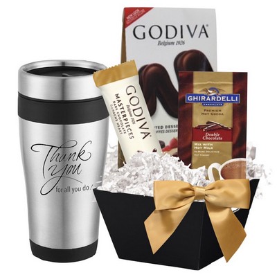 Thank You Tumbler w/Cocoa & Chocolates
