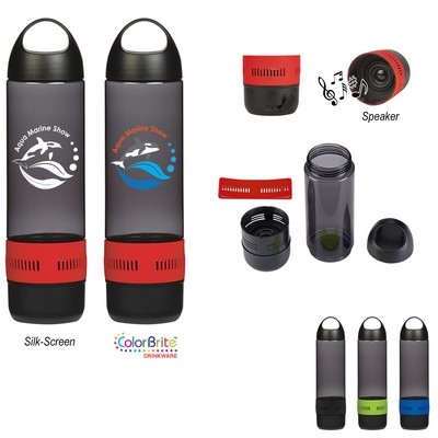 16 Oz. Tritan™ Rumble Bottle With Speaker
