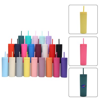 16 Oz Plastic Tumbler Drinkware