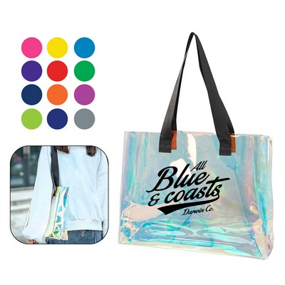Holographic Laser Tote Bag