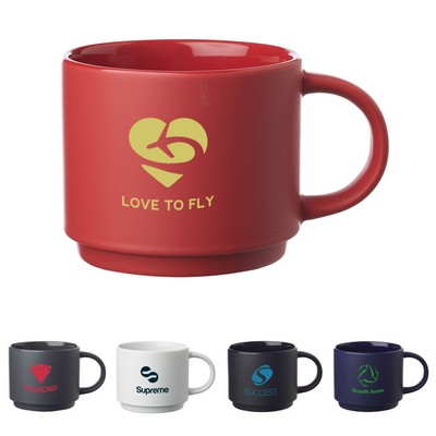 14 oz Space Saving Ceramic Cups