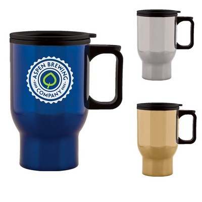 15 Oz Aspen Stainless Travel Mug
