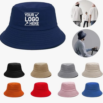 Cotton Summer Bucket Hat Beach Fisherman Cap