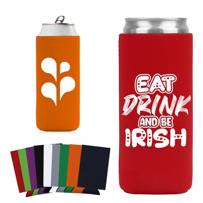 Collapsible 12Oz Slim Can Cooler Ocean