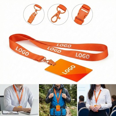 3/4" Full Color Sublimated Lanyard With PVC ID Card