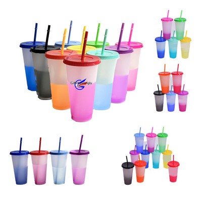 24 Oz Color Changing Cups