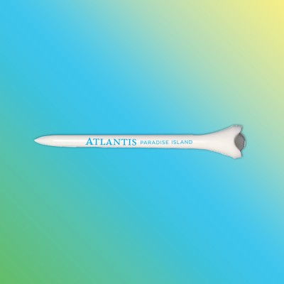 "Hit It Long" Tiger Aerodynamic Golf Tees (2 3/4")