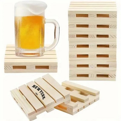 Custom Wooden Pallet Drink Coaster